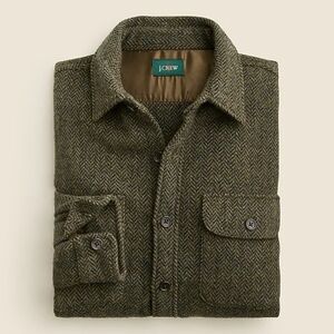 J. Crew Brushed Wool Overshirt (M)